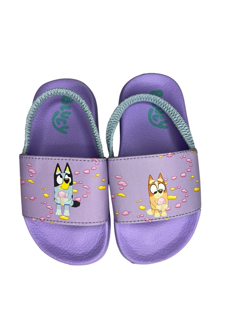 Bluey Slip On Slides Elastic Back Toddler 9/10
